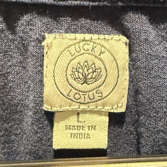 Lucky Brand Embroidered Hamsa Hand Tee - Picture 2 of 4